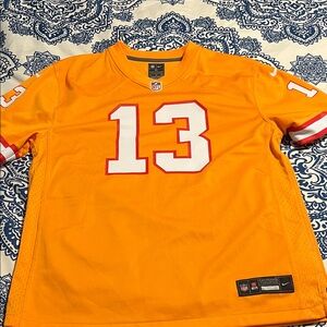 Mike Evan’s creamsicle youth XL jersey worn only one time in excellent condition